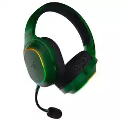 Razer Barracuda X Chroma Phantom Green Edition, Gaming Headset, Black, Oval Ear Cushions, 2.4 GHz Wireless / Bluetooth, Breathable Fabric with Memory Foam Cushions, Detachable Razer HyperClear Cardioid Mic, 7.1 Surround sound