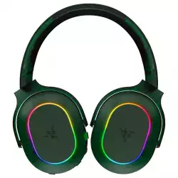 Razer Barracuda X Chroma Phantom Green Edition, Gaming Headset, Black, Oval Ear Cushions, 2.4 GHz Wireless / Bluetooth, Breathable Fabric with Memory Foam Cushions, Detachable Razer HyperClear Cardioid Mic, 7.1 Surround sound