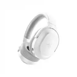 Razer Barracuda X Mercury White Wireless Multi-platform Gaming and Mobile Headset, Razer TriForce 40mm Drivers, Detachable HyperClear Cardioid Mic, Ultra-soft FlowKnit mem foam, 7.1 audio, 50hrs, Dual Wireless, Type-C, Compt PC, PlSt, MD, Ad, iOs