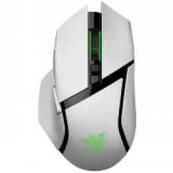 Razer Basilisk V3 Pro 35K, White, Gaming Mouse, HyperSpeed Wireless, Bluetooth, Focus Pro 35K Optical Sensor Gen-2, 35000 DPI, Configurable Razer HyperScroll Tilt Wheel, Up to 140 Hours on Razer™ HyperSpeed Wireless