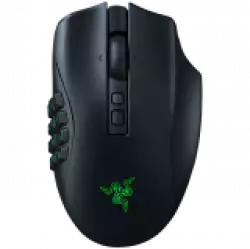 Razer Naga V2 Pro, Wireless Gaming Mouse, True 30000 dpi, Focus Pro 30K Optical Sensor, Gen-3 Optical Mouse Switches, 10/14/20 programmable buttons, Razer Speedflex Cable USB Type C, 90-million Clicks