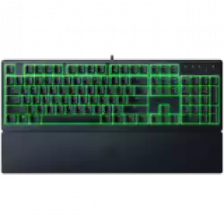 Razer Ornata V3 X US, Silent Membrane Switches, RGB Lighting, 1000 Hz Ultrapolling, UV coated ABS Keycaps, Soft-touch wrist rest