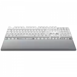 Razer Pro Type Ultra - US Layout, Wireless Mechanical Keyboard for Productivity, Razer Yellow Mechanical Switch, Bluetooth and Razer HyperSpeed (2.4GHz), Backlit keys (white LED), USB-C, Plush leatherette wrist rest, Soft-touch coating