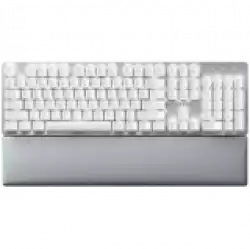 Razer Pro Type Ultra - US Layout, Wireless Mechanical Keyboard for Productivity, Razer Yellow Mechanical Switch, Bluetooth and Razer HyperSpeed (2.4GHz), Backlit keys (white LED), USB-C, Plush leatherette wrist rest, Soft-touch coating
