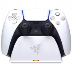 Razer Quick Charging Stand for PS5 - White, Quick Charge, Curved Cradle Design, Matches Your PS5 DualSense Wireless Controller, Powered by USB (Controller not included)