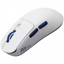 ROYAL KLUDGE M30 White Blue Gaming Mouse PAW 33111K