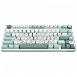 ROYAL KLUDGE R75 Sky Cyan Gaming Keyboard K silver switch