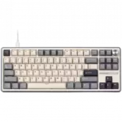 ROYAL KLUDGE R87Pro Half Grey Gaming Keyboard Creamy switch