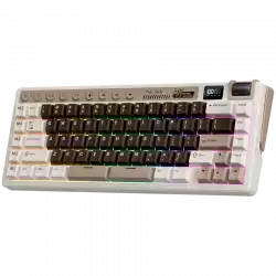 ROYAL KLUDGE RK M70 Mocha Grey Gaming Keyboard Cream switch                          