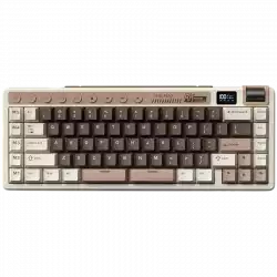 ROYAL KLUDGE RK M70 Mocha Grey Gaming Keyboard Cream switch