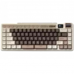 ROYAL KLUDGE RK M70 Mocha Grey Gaming Keyboard Cream switch