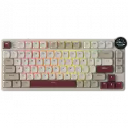 ROYAL KLUDGE RK N80 Rosy Clouds Gaming Keyboard Red switch