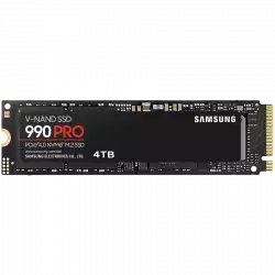 Samsung SSD 990 PRO 4TB PCIe 4.0 NVMe 2.0 M.2 V-NAND 3-bit MLC, 256-bit Encryption, Read 7450 MB/s Write 6900 MB/s                          