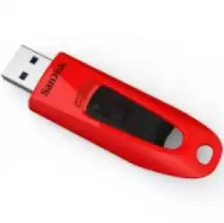 SANDISK Ultra 32GB, USB 3.0 Flash Drive, 130MB/s read - Red