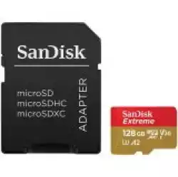 SANDISK Extreme microSDXC 128GB + SD Adapter + Rescue Pro Deluxe 160MB/s A2 C10 V30 UHS-I U4