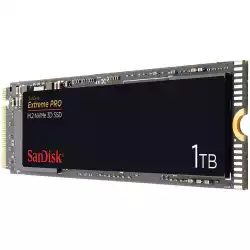 SANDISK Extreme PRO 1TB SSD, M.2 2280, NVMe, Read/Write: 3400 / 2800 MB/s, Random Read/Write IOPS 410K/400K                          