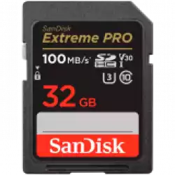 SANDISK Extreme PRO 32GB SDHC Memory Card + 2 years RescuePRO Deluxe up to 100MB/s & 90MB/s Read/Write speeds, UHS-I, Class 10, U3, V30