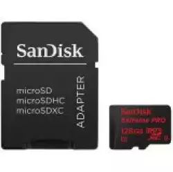 SANDISK Extreme Pro microSDXC 128GB + SD Adapter + Rescue Pro Deluxe 170MB/s A2 C10 V30 UHS-I U3