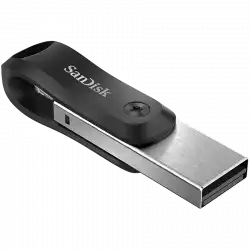 SANDISK iXpand Flash Drive Go 128GB - USB3.0 + Lightning - for iPhone and iPad