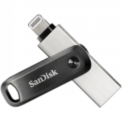 SANDISK iXpand Flash Drive Go 256GB - USB3.0 + Lightning - for iPhone and iPad