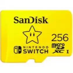 SANDISK microSDXC card for Nintendo Switch 256GB, up to 100MB/s Read, 60MB/s Write, U3, C10, A1, UHS-1                          