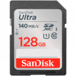 SANDISK Ultra 128GB SDXC Memory Card 140MB/s