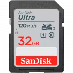SANDISK Ultra 32GB SDHC Memory Card 100MB/s
