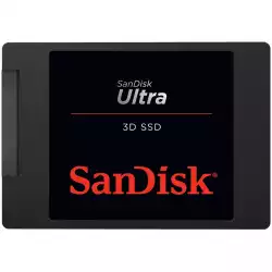 SANDISK Ultra 3D SSD 250GB - 2.5” SATA SSD, Up to 550MB/s Read / 525MB/s Write