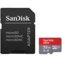 SANDISK Ultra Android microSDHC 32GB + SD Adapter + Memory Zone App 98MB/s A1 Class 10 UHS-I