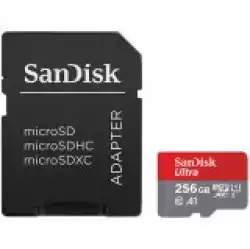 SANDISK Ultra Android microSDXC 256GB + SD Adapter + Memory Zone App 100MB/s A1 Class 10 UHS-I                          