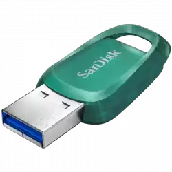 SANDISK Ultra Eco USB Flash Drive USB 3.2 Gen 1 128GB, Upto 100MB/s R, 5Y Warranty