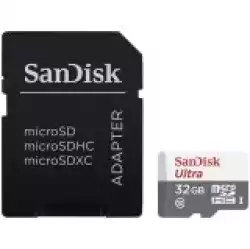 SANDISK Ultra microSDHC 32GB + SD Adapter 100MB/s Class 10 UHS-I