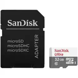 SANDISK Ultra microSDHC 32GB + SD Adapter 100MB/s Class 10 UHS-I