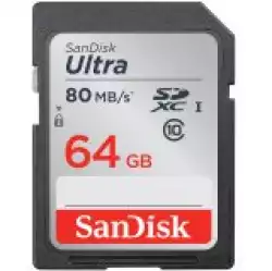 SANDISK Ultra SDXC 64GB 80MB/s Class 10 UHS-I