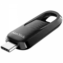 SANDISK Ultra Slider USB Type-C Flash Drive, 256GB USB 3.2 Gen 1 Performance with a Retractable Connector