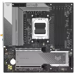 SAPPHIRE AMD B850M AM5 NITRO+ Ryzen R9/R7/R5, 4x DDR5 8000MHz, PCIE 5.0 x 16, 1x M.2 Gen5, 1x M.2 Gen4, LAN 2.5 Gbps, WIFI6, USB, Micro-ATX                          