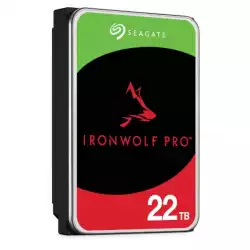 SEAGATE Ironwolf PRO Enterprise NAS HDD 22TB 7200rpm 6Gb/s SATA 256MB cache 8.9cm 3.5inch 24x7 for NAS RAID Rackmount systems BLK