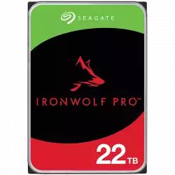 SEAGATE Ironwolf PRO Enterprise NAS HDD 22TB 7200rpm 6Gb/s SATA 256MB cache 8.9cm 3.5inch 24x7 for NAS RAID Rackmount systems BLK