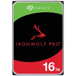 SEAGATE Ironwolf PRO Enterprise NAS HDD 16TB 7200rpm 6Gb/s SATA 256MB cache 8.9cm 3.5inch 24x7 for NAS RAID Rackmount systems BLK
