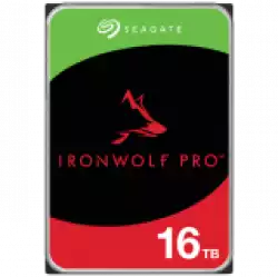 SEAGATE Ironwolf PRO Enterprise NAS HDD 16TB 7200rpm 6Gb/s SATA 256MB cache 8.9cm 3.5inch 24x7 for NAS RAID Rackmount systems BLK