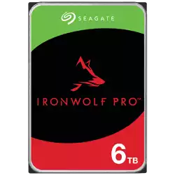 SEAGATE Ironwolf PRO Enterprise NAS HDD 6TB 7200rpm 6Gb/s SATA 256MB cache 8.9cm 3.5inch 24x7 for NAS RAID Rackmount systems BLK
