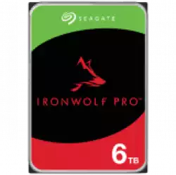 SEAGATE Ironwolf PRO Enterprise NAS HDD 6TB 7200rpm 6Gb/s SATA 256MB cache 8.9cm 3.5inch 24x7 for NAS RAID Rackmount systems BLK