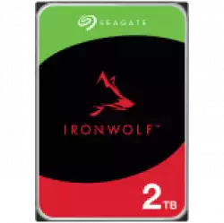 SEAGATE NAS HDD 2TB IronWolf 5900rpm 6Gb/s SATA 64MB cache 3.5inch 24x7 CMR for NAS and RAID rackmount systemes BLK