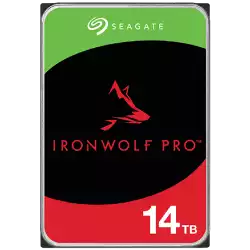 SEAGATE Ironwolf PRO Enterprise NAS HDD 14TB 7200rpm 6Gb/s SATA 256MB cache 8.9cm 3.5inch 24x7 for NAS RAID Rackmount Systeme BLK