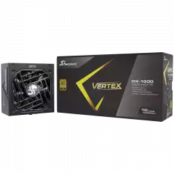 Seasonic VERTEX GX-1200 Gold, ATX 3.0, 80 PLUS GOLD, 135mm FDB Fan, Fully Modular, PCIe Gen 5 Cable (12VHPWR) included, 10 Years Warranty (1VT12GFRT3A14X)