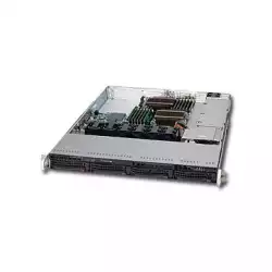 Шаси SUPERMICRO SuperChassis 815TQ-600WB, 1U Rack-Mountable,  Extended ATX, 3 slots, Индикатор - светодиод, PSU optional 600W, Черен