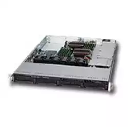 Шаси SUPERMICRO SuperChassis 815TQ-600WB, 1U Rack-Mountable,  Extended ATX, 3 slots, Индикатор - светодиод, PSU optional 600W, Черен