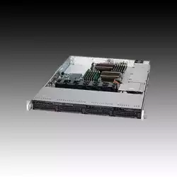 Шаси SUPERMICRO SuperChassis 815TQ-600WB, 1U Rack-Mountable,  Extended ATX, 3 slots, Индикатор - светодиод, PSU optional 600W, Черен