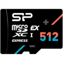 SILICON POWER, 512GB, microSD EX,512GB,UHS-I,PCIe Gen3x1,U3,V30,A1