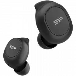 Silicon Power Blast Plug BP80 Earbuds Audio Wireless Headset, Bluetooth 5.0 True Wilreless earbuds, 4.5rs work, 70hrs standby, Bluetooth 5.0, IPX4, magnetic lid charging case, Black